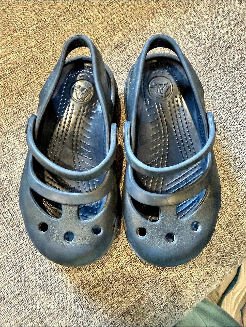 Crocs Kids' Classic Mary Jane Clog Kids C7 Navy